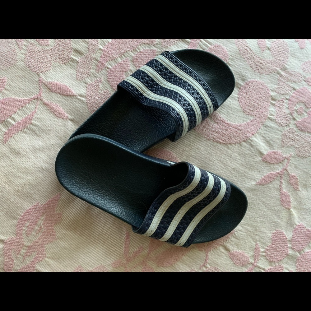 Slides, flip flop bundle (adidas, old Navy, arie)